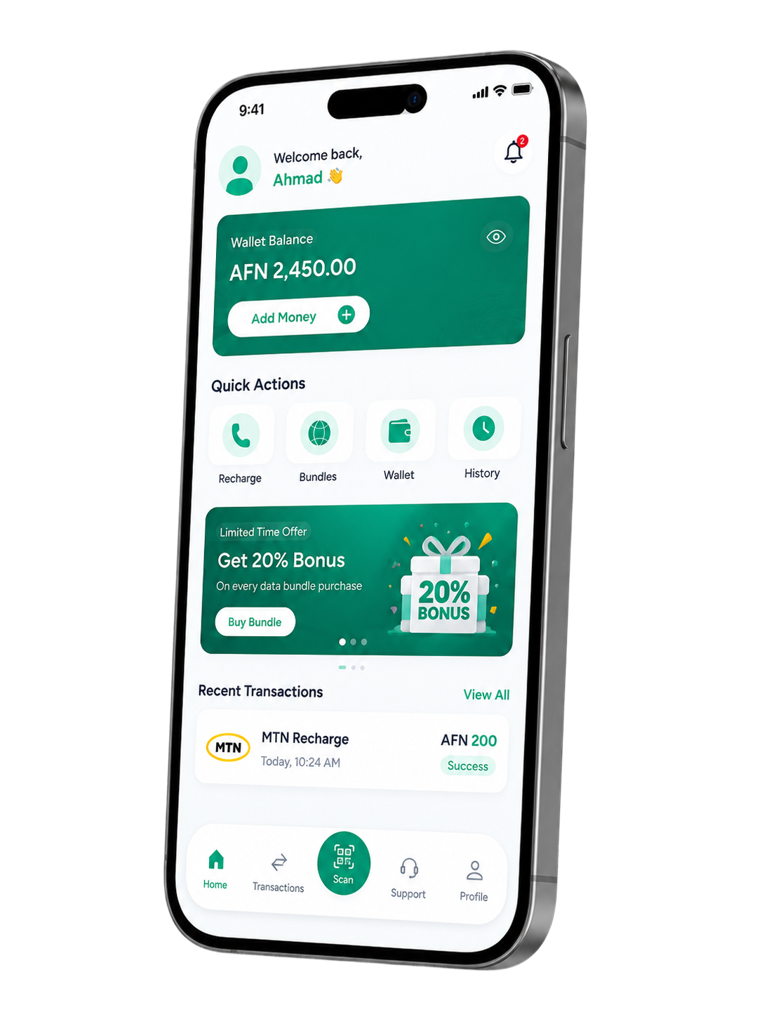 Active Services mobile app